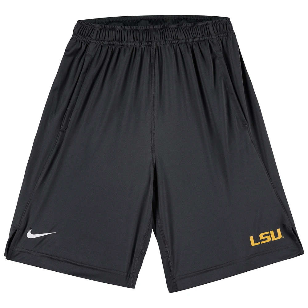 Youth Nike  Anthracite LSU Tigers Fly Performance Shorts