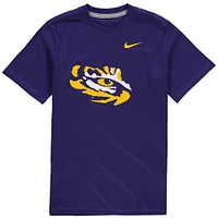Youth Nike Purple LSU Tigers Cotton Logo T-Shirt