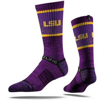 LSU Tigers Strideline Youth Primary Logo Crew Socks - Purple