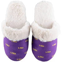 Youth ZooZatz LSU Tigers Faux Fur Slippers