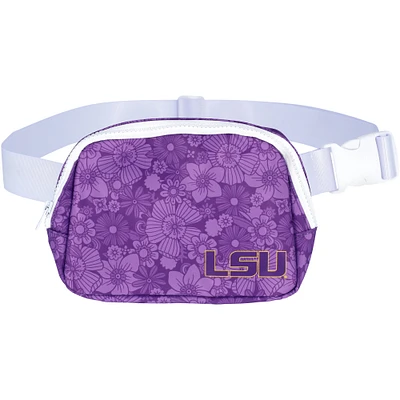 ZooZatz LSU Tigers Floral Print Fanny Pack