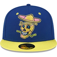 Men's New Era Blue Lynchburg Hillcats Copa De La Diversion 59FIFTY Fitted Hat