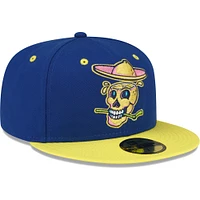 Men's New Era Blue Lynchburg Hillcats Copa De La Diversion 59FIFTY Fitted Hat