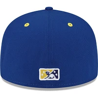 Men's New Era Blue Lynchburg Hillcats Copa De La Diversion 59FIFTY Fitted Hat