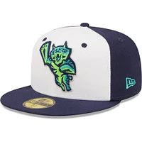 Men's New Era Navy Lynchburg Hillcats Authentic Collection Team 59FIFTY Fitted Hat