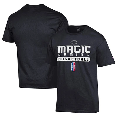 T-shirt unisexe Champion Black Magic Gaming On-Court 2K League Authentic Practice