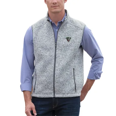 Maine Black Bears Summit Fleece Sweater Vest - Heather Gray