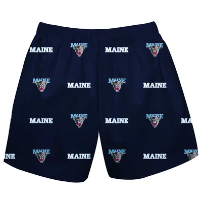 Maine Black Bears Toddler Pull On Shorts - Navy