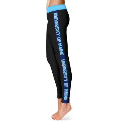 Maine Black Bears Women's Side Stripe Leggings