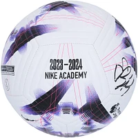 Ballon de football Nike dédicacé par Erling Haaland pour Manchester City en Premier League Academy 2023-24