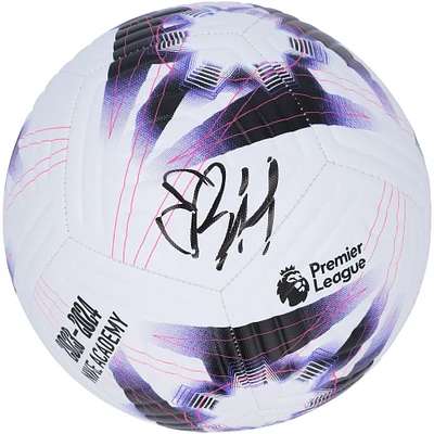 Ballon de football Nike dédicacé par Erling Haaland pour Manchester City en Premier League Academy 2023-24