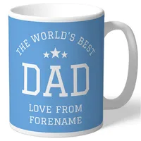 Manchester City 10oz. Personalized World's Best Dad Mug