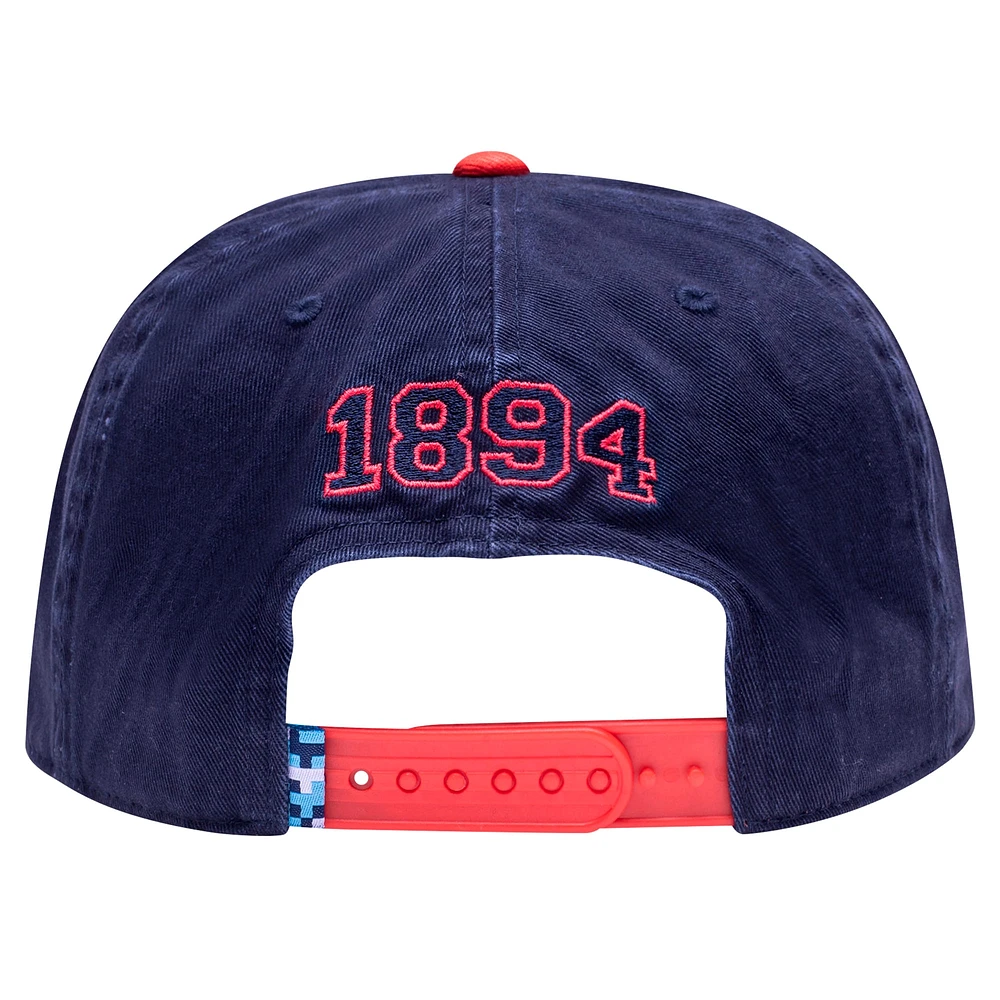 Men's Fan Ink  Navy/Red Manchester City Wander Snapback Hat