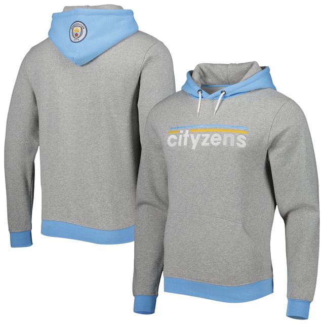 Sweat à capuche Manchester City Outdoor gris chiné pour homme