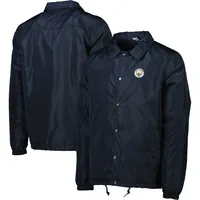 Veste Homme Bleu Marine Manchester City Coaches Full Snap