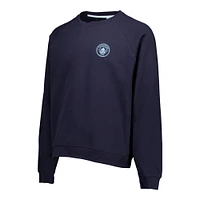 Sweat-shirt oversize raglan bleu marine Manchester City pour homme