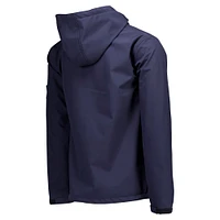 Men's Navy Manchester City Three-Layer Full-Zip Hoodie Jacket