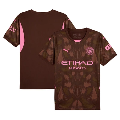 Maillot de gardien but à manches courtes Puma marron Manchester City 2024/25 Replica pour homme