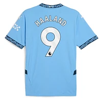 Men's Puma Erling Haaland Light Blue Manchester City 2024/25 Home Replica Player Jersey