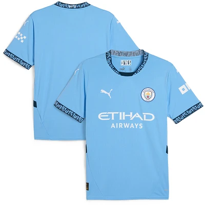 Men's Puma Light Blue Manchester City 2024/25 Home Replica Jersey