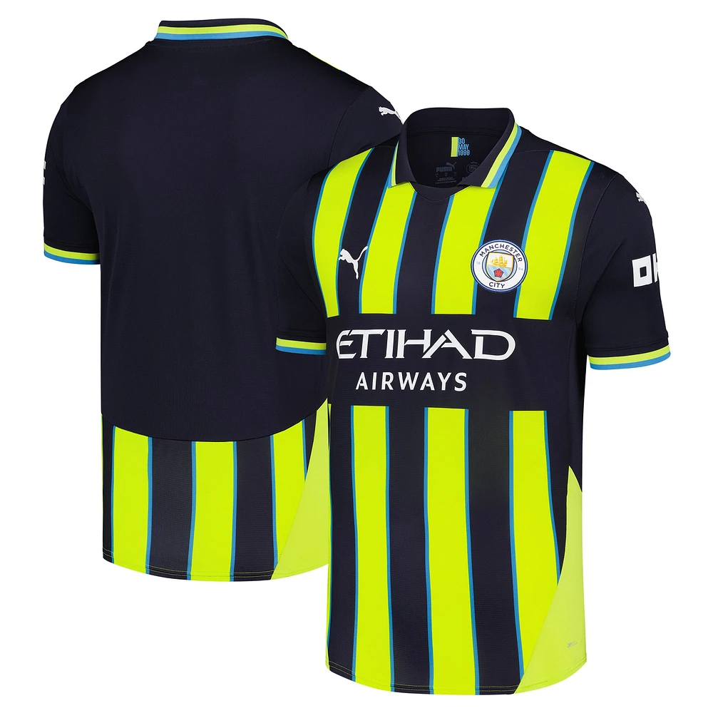 Maillot réplique extérieur Puma bleu marine Manchester City 2024/25 pour homme