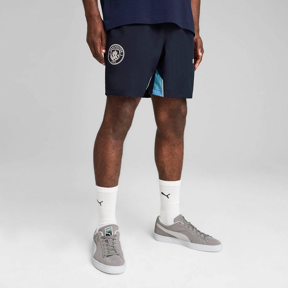 Men's Puma Navy Manchester City ftblArchive dryCELL Shorts