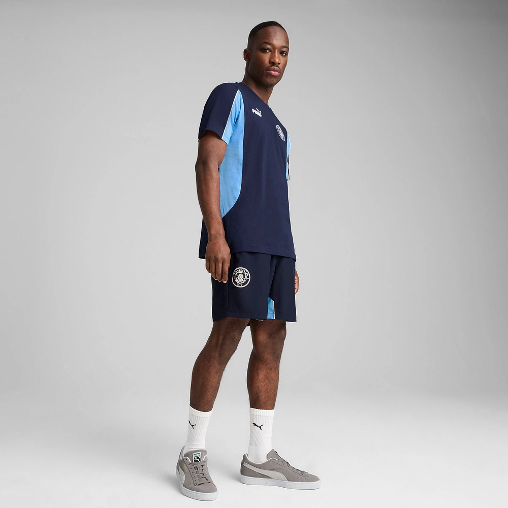 Men's Puma Navy Manchester City ftblArchive dryCELL Shorts