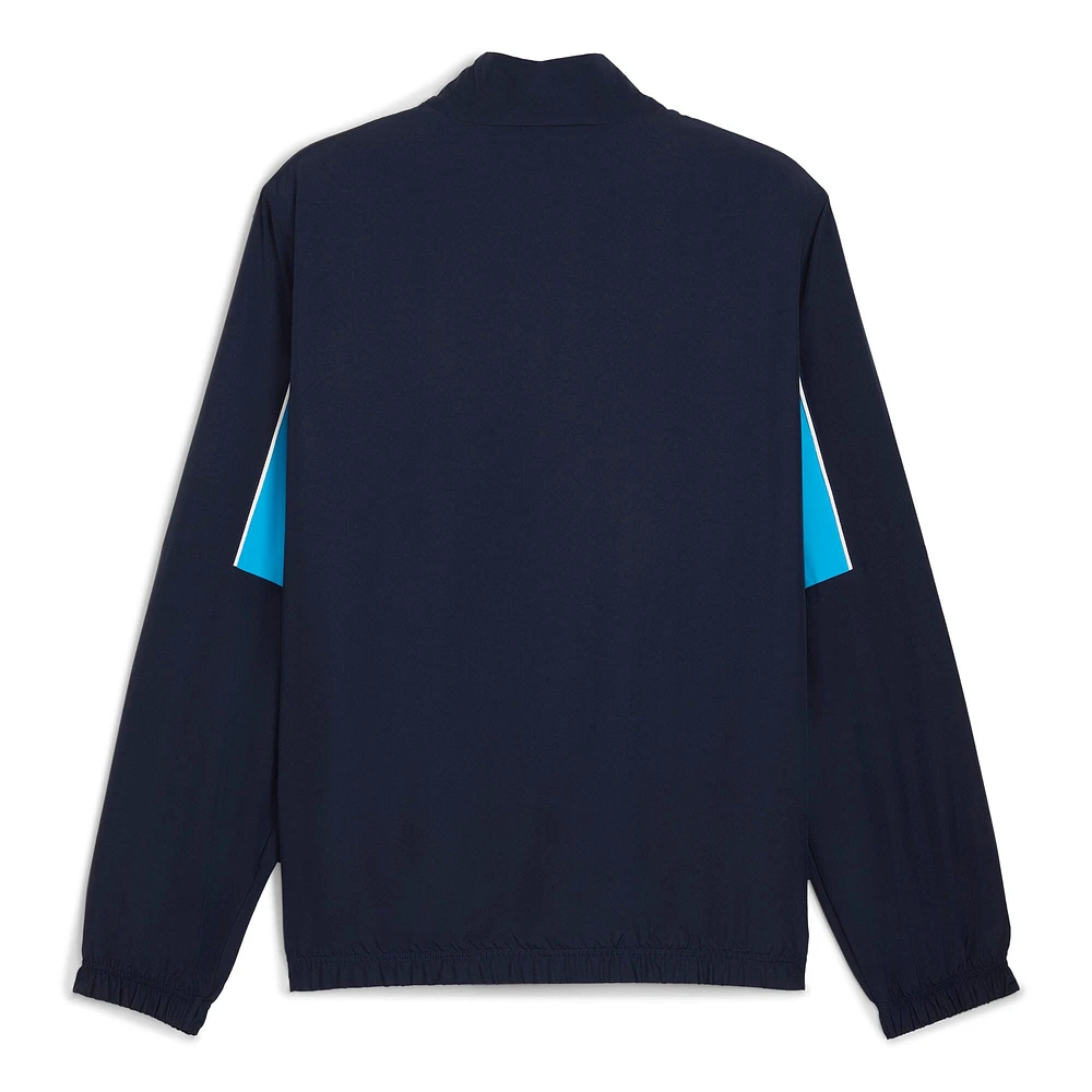 Men's Puma Navy Manchester City ftblARCHIVE Full-Zip Jacket