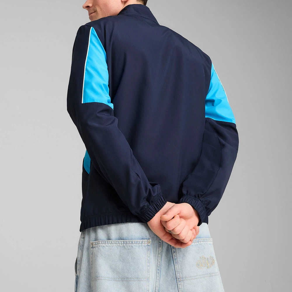 Men's Puma Navy Manchester City ftblARCHIVE Full-Zip Jacket