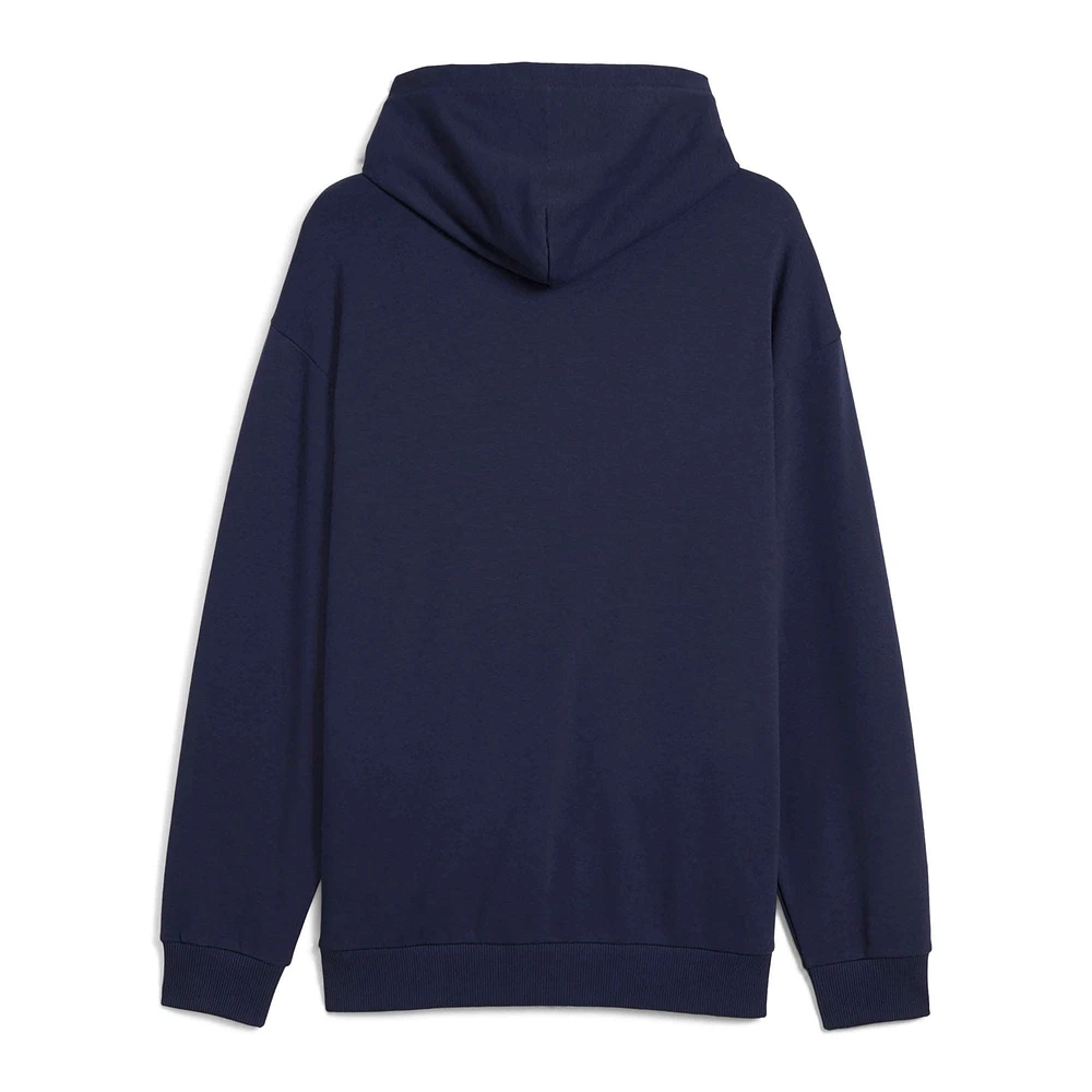 Men's Puma Navy Manchester City ftblNRGY+ Pullover Hoodie