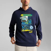 Men's Puma Navy Manchester City ftblNRGY+ Pullover Hoodie