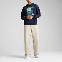 Men's Puma Navy Manchester City ftblNRGY+ Pullover Hoodie