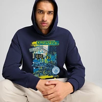 Men's Puma Navy Manchester City ftblNRGY+ Pullover Hoodie
