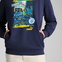 Men's Puma Navy Manchester City ftblNRGY+ Pullover Hoodie