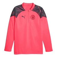 Men's Puma  Red Manchester City 2023/24 Quarter-Zip Training Top