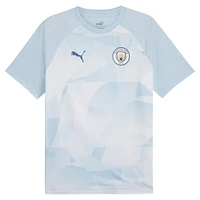 Men's Puma Silver Manchester City 2023/24 Pre-Match Jersey