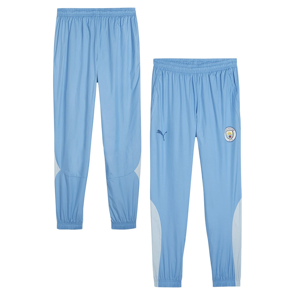 Pantalon d'avant-match Puma Bleu Ciel Manchester City 2023/24 Homme