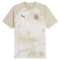 Men's Puma Tan Manchester City 2023/24 Pre-Match Jersey