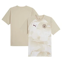 Men's Puma Tan Manchester City 2023/24 Pre-Match Jersey