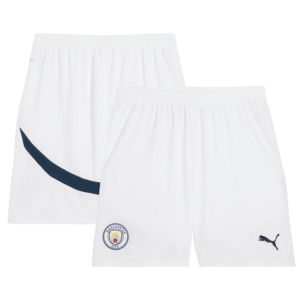 Men's Puma White Manchester City 2024/25 dryCELL Home Replica Shorts