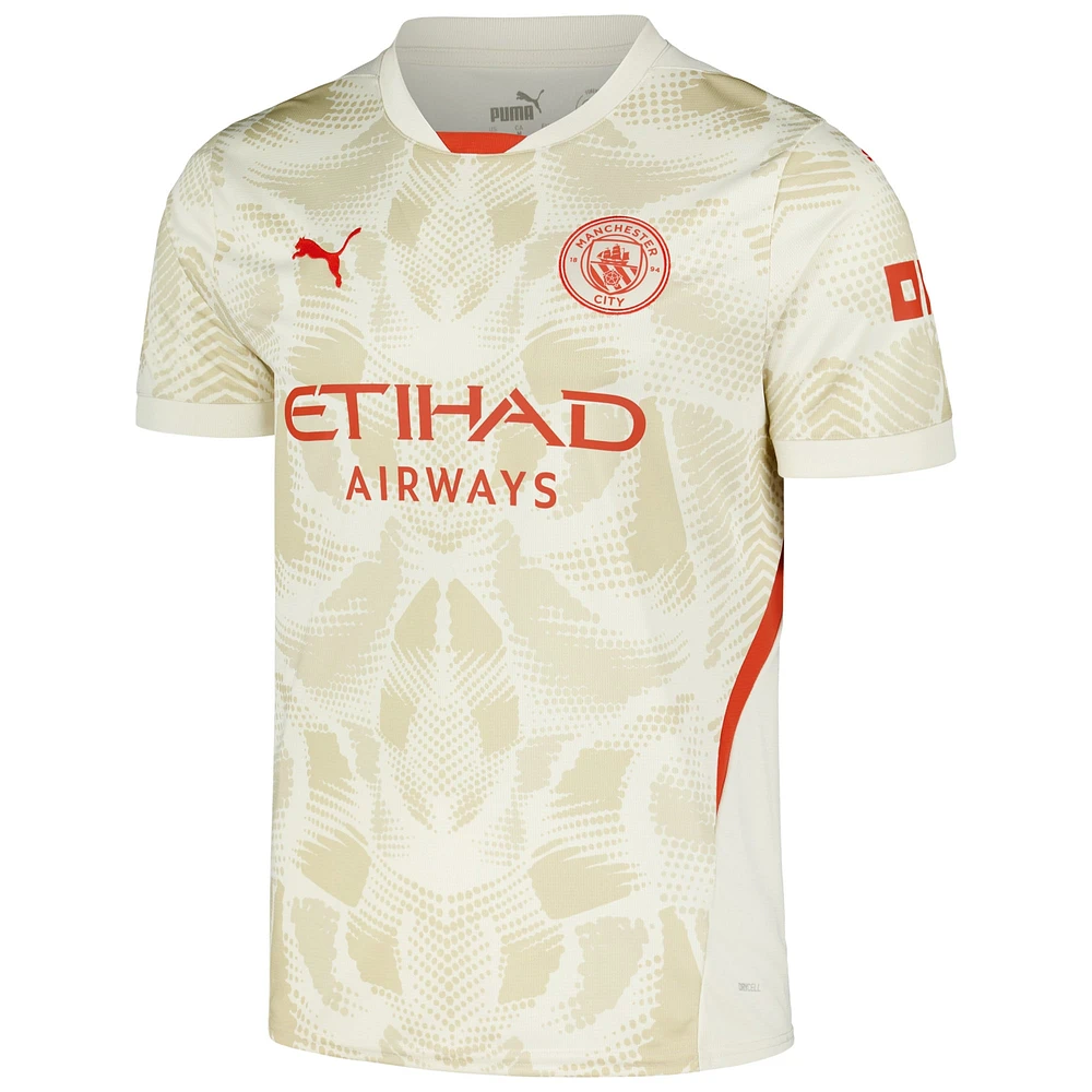 Maillot de gardien but Puma pour homme, blanc, réplique Manchester City 2024/25