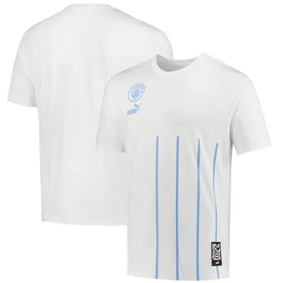 Manchester City Puma FtblCulture Wordmark T-Shirt