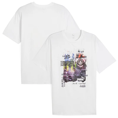 Men's Puma White Manchester City ftblNRGY+ T-Shirt