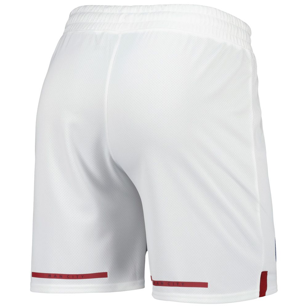 Men's Puma White Manchester City Replica DryCELL Shorts