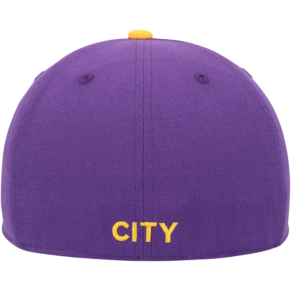 Men's Purple/Yellow Manchester City America's Game Fitted Hat