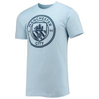 Men's Raheem Sterling Light Blue Manchester City Name & Number T-Shirt