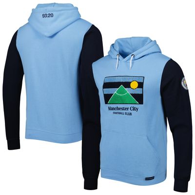 Men's Sky Blue/Navy Manchester City Lifestyle Pullover Hoodie