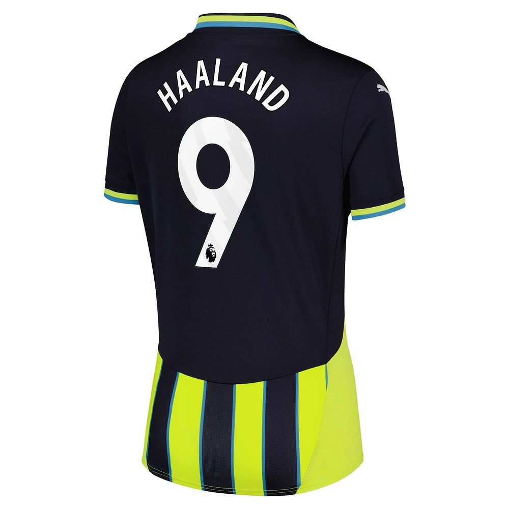 Women's Puma Erling Haaland Navy Manchester City 2024/25 Away Replica Player Jersey