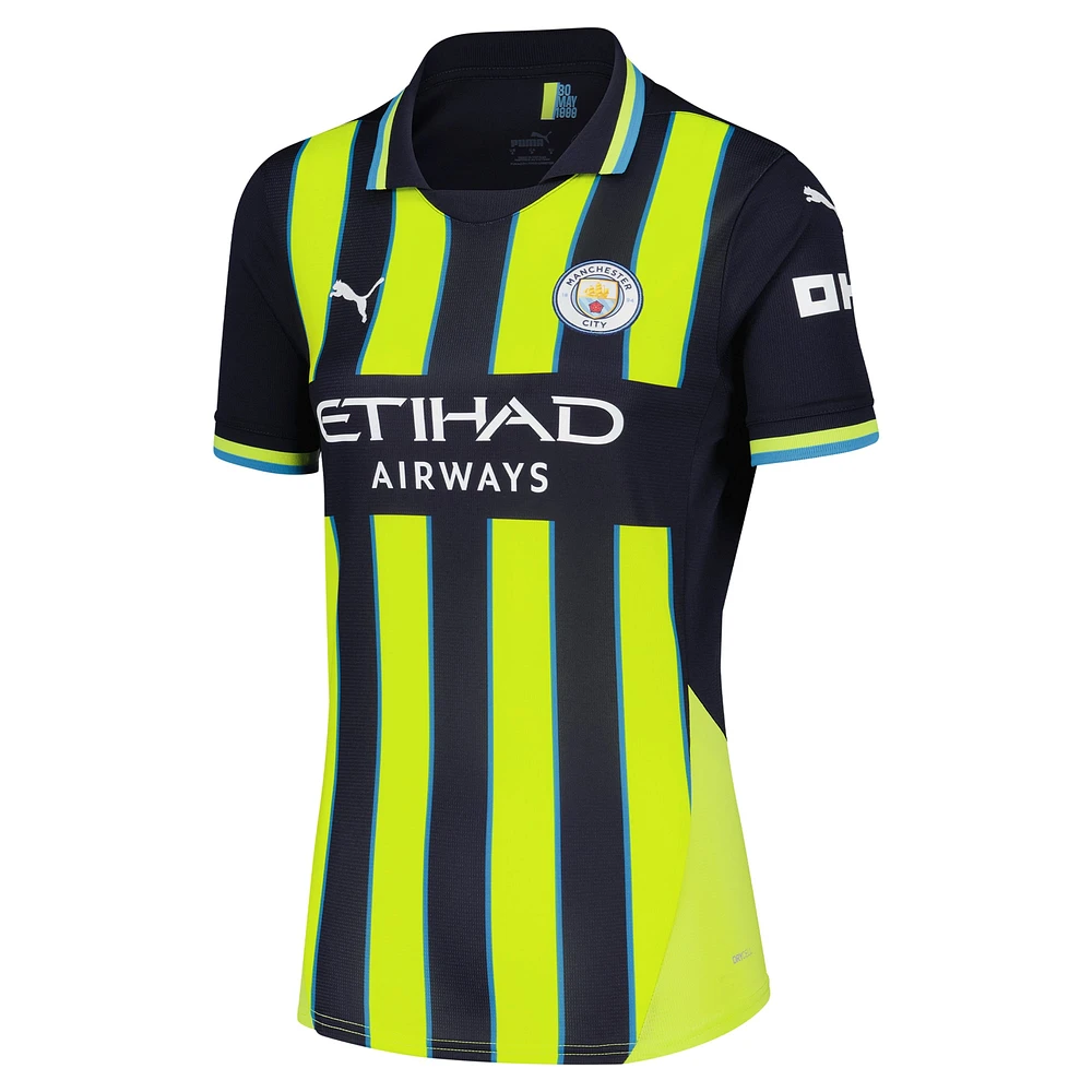 Maillot réplique extérieur Puma bleu marine Manchester City 2024/25 pour femme