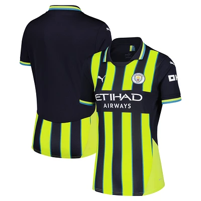 Maillot réplique extérieur Puma bleu marine Manchester City 2024/25 pour femme